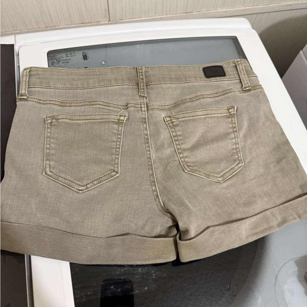 Celebrity Pink Women's Beige Jean Shorts 9